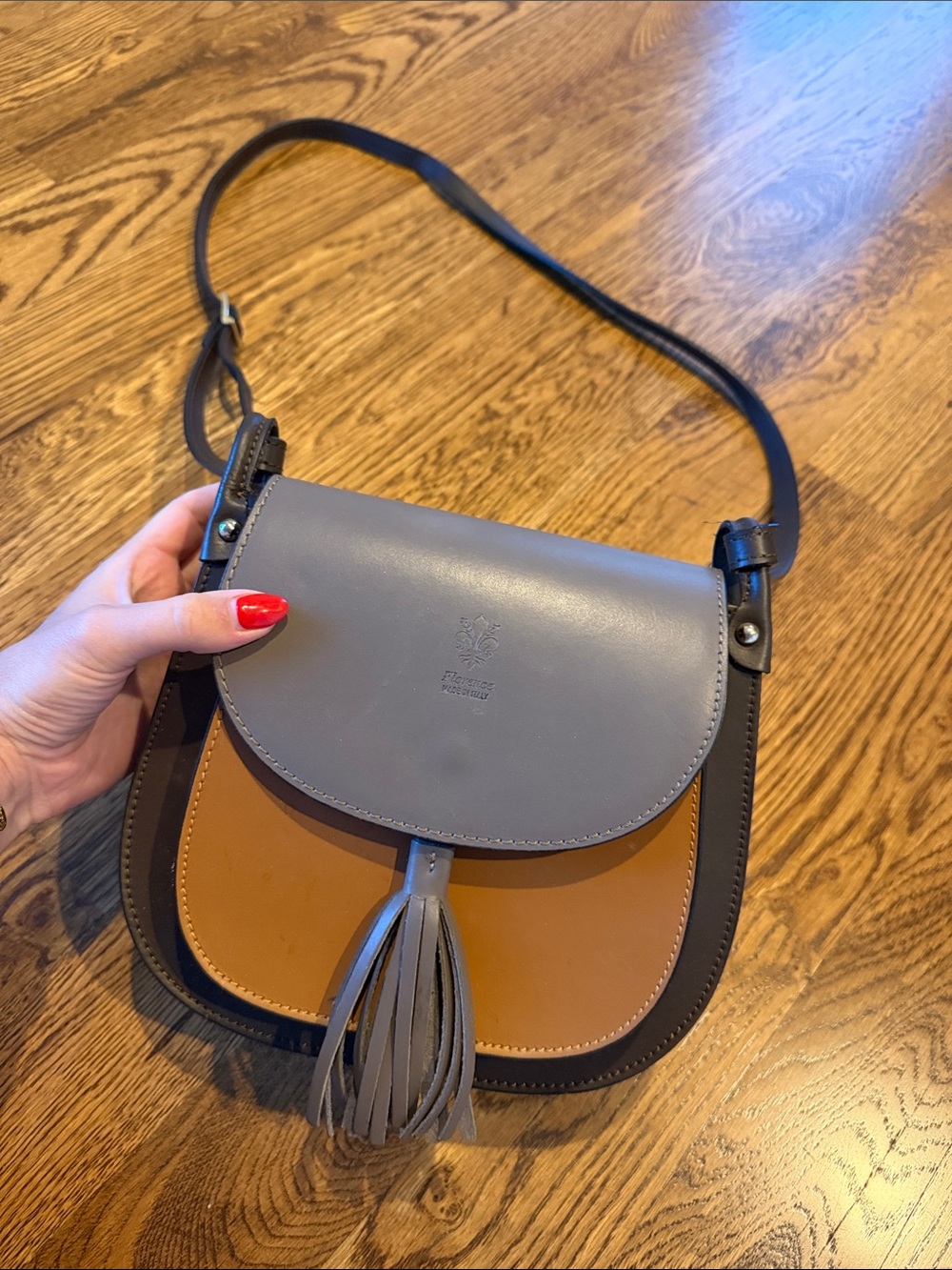 Italian leather bag bought in Florence